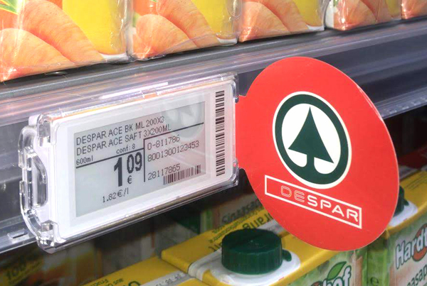 etichette elettroniche supermercato