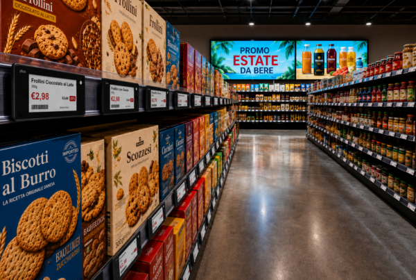 Sistema integrato per la Grande Distribuzione: perch&eacute; etichette elettroniche e Digital Signage lavorano meglio insieme